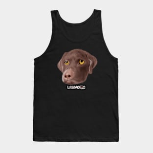 Brown Labrador Tank Top